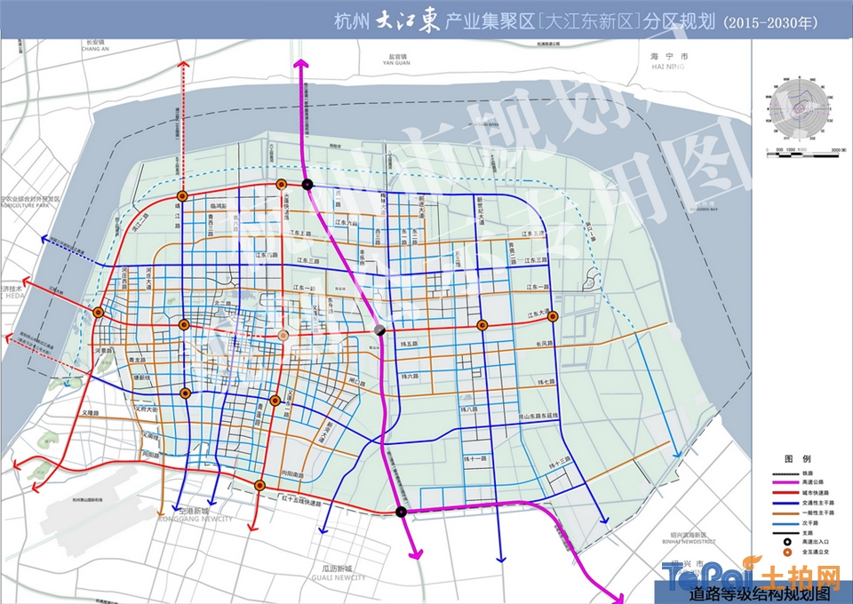 杭州大江东正式启动"城市升级计划"(附上规划图)
